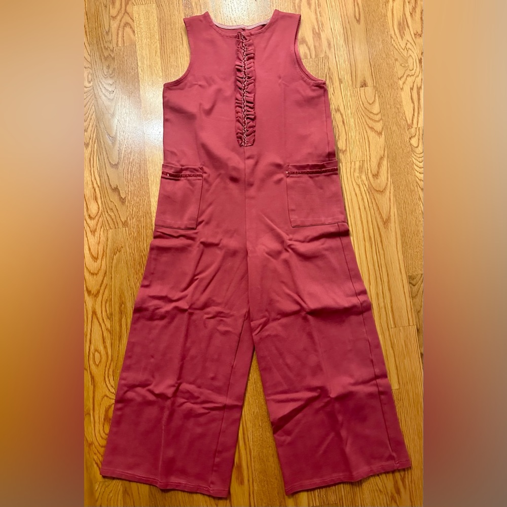Mini Boden Girls Ruffle Jumpsuit